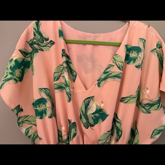 The Webster for Target Belted Dress in Flamingo Print, unworn, without tags XL - Picture 7 of 9